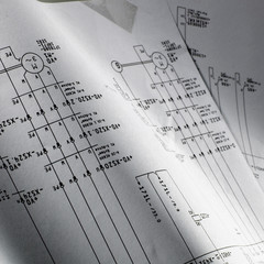 Fototapeta premium Schaltplan