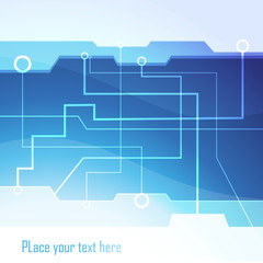 Abstract blue vector background