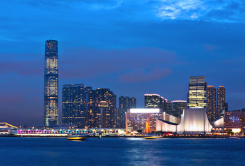 Fototapeta premium kowloon at night