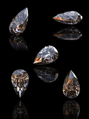 Diamond. Jewelry background