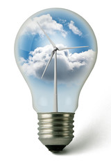 Eolic Green Energy Lightbulb