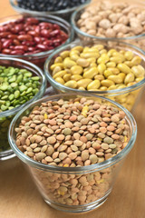 Lentils and other legumes
