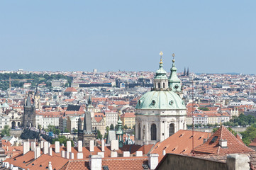Fototapeta na wymiar Saint Nicholas Church at Prague