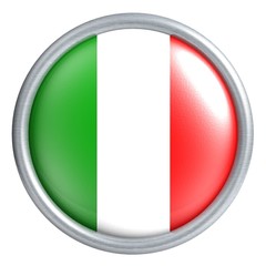 BOTTONE ICONA CON BANDIERA ITALIA © RealPhotoItaly