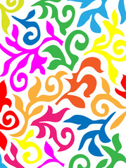 Abstract floral background