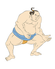 Japanese sumo wrestler