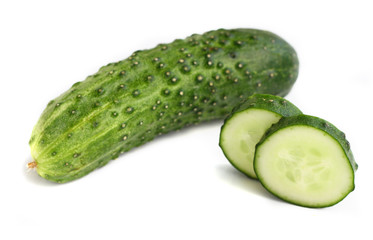 Isolated vegetables - Cucumber