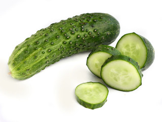 Isolated vegetables - Cucumber