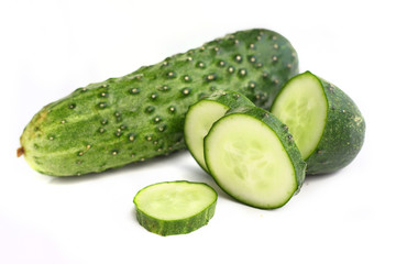 Isolated vegetables - Cucumber