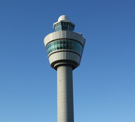 Fototapeta na wymiar Amsterdam Airport Tower