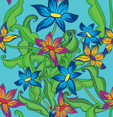 seamless floral background