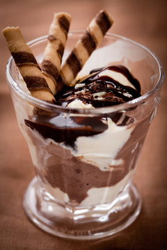 Ice cream desseert