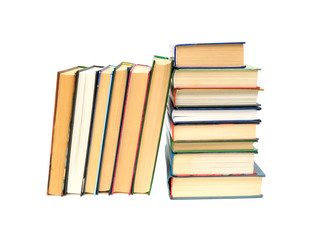 books, isolated on a white background