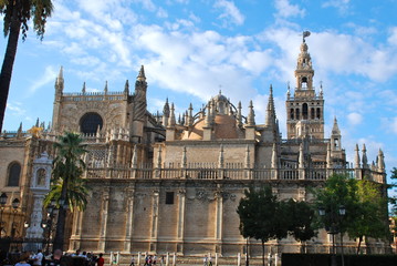 Naklejka premium Cathedral of Saint Mary of the See, Seville, Spain