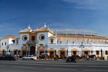 Fototapeta premium Plaza de Toros, Seville, Spain