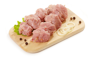 marinated pork