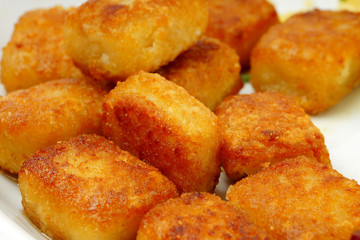 kartoffelsalat mit fischnuggets und roter beete #5