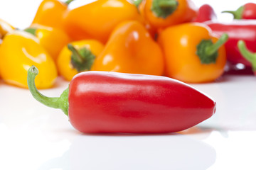 A red baby pepper