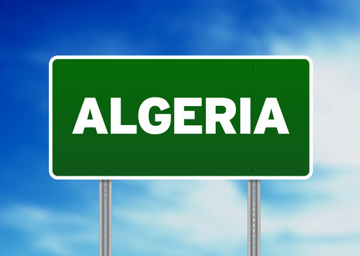 Algeria Highway Sign