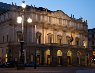 Fototapeta na wymiar Milan - Teatr La Scala