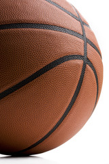 Basketball closeup