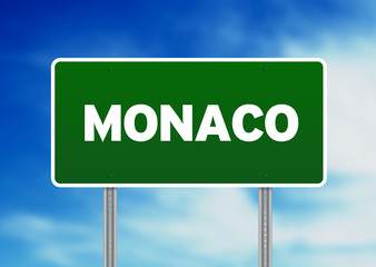Monaco Highway Sign