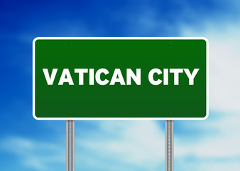 Vatican City Highway Sign