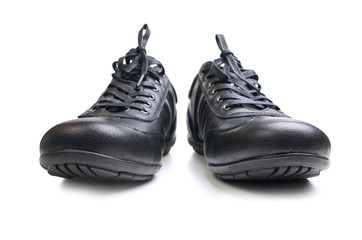 Black sport shoes
