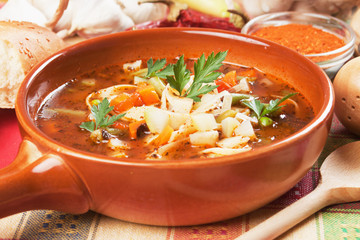 Minestrone soup