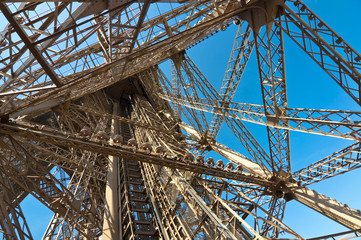 Structure de la Tour Eiffel - Paris