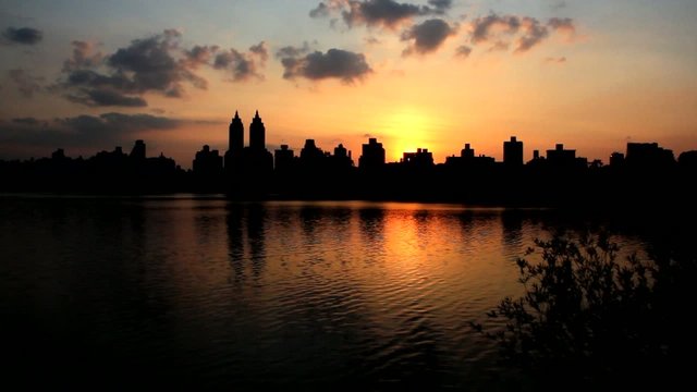 Central park sundown