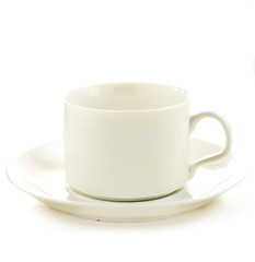Perfect white coffee cup