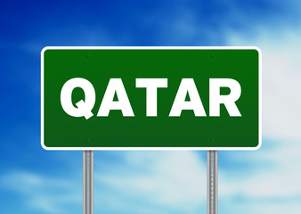 Qatar Highway Sign