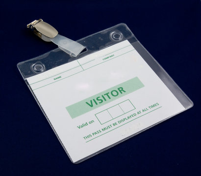 visitor badge