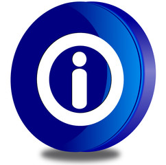Info glossy icon