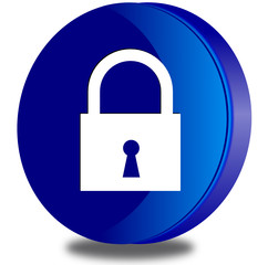 Secutity glossy icon