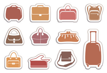 Bags and suitcases stickers