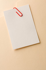 File folder clipped with a blank attachment.