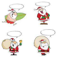 Santa Claus Vector Collection