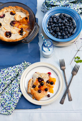 Blueberry and Peach Pie