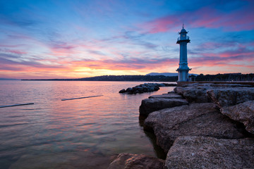 Obraz premium Geneva Cityscape - The Lighthouse