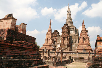 タイの世界遺産スコータイ遺跡 ワット・マハータート