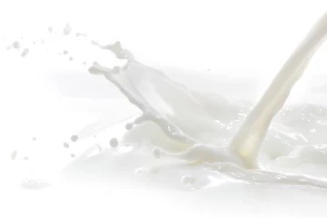 Stickers pour porte Milk-shake éclaboussures de lait