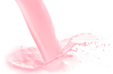 strawberry milk splash