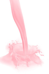 strawberry milk splash