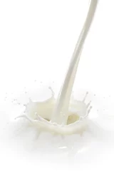 Papier Peint photo autocollant Milk-shake éclaboussure de lait