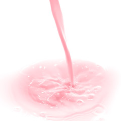 strawberry milk splash