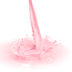 strawberry milk splash