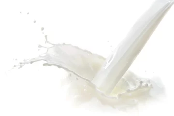 Papier Peint photo Milk-shake éclaboussures de lait
