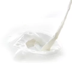 Papier Peint photo autocollant Milk-shake éclaboussures de lait
